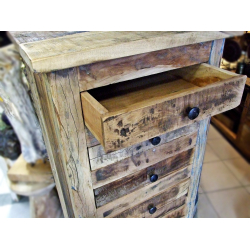 Komoda z szuflafdami szfka z drewna egzotycznego 120cm